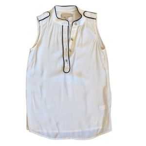 Banana Republic white blouse